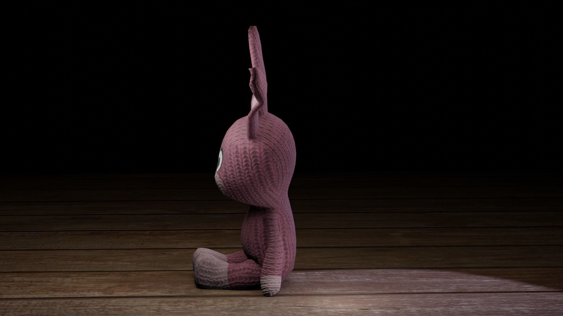 Rabbit bunny Low-poly 3D model_28