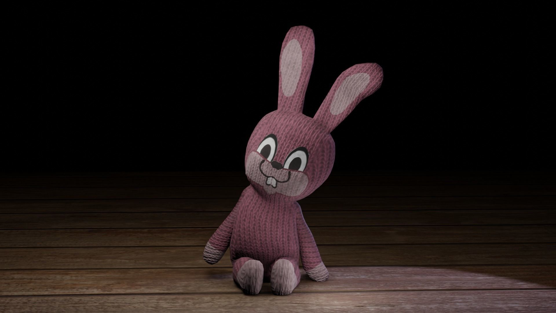 Rabbit bunny Low-poly 3D model_18