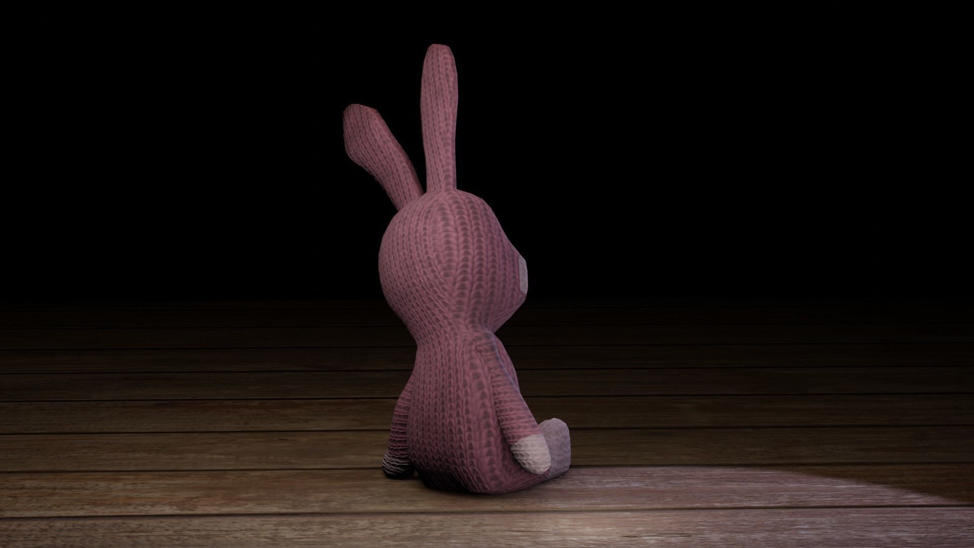 Rabbit bunny Low-poly 3D model_52