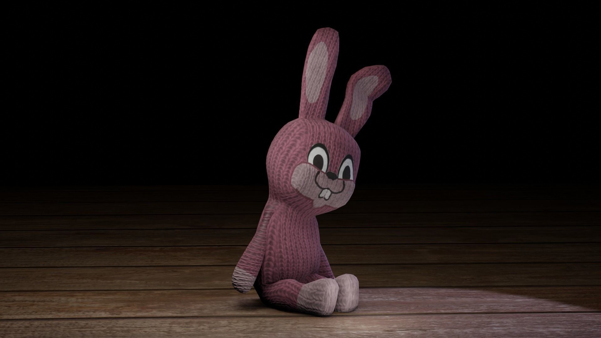 Rabbit bunny Low-poly 3D model_65