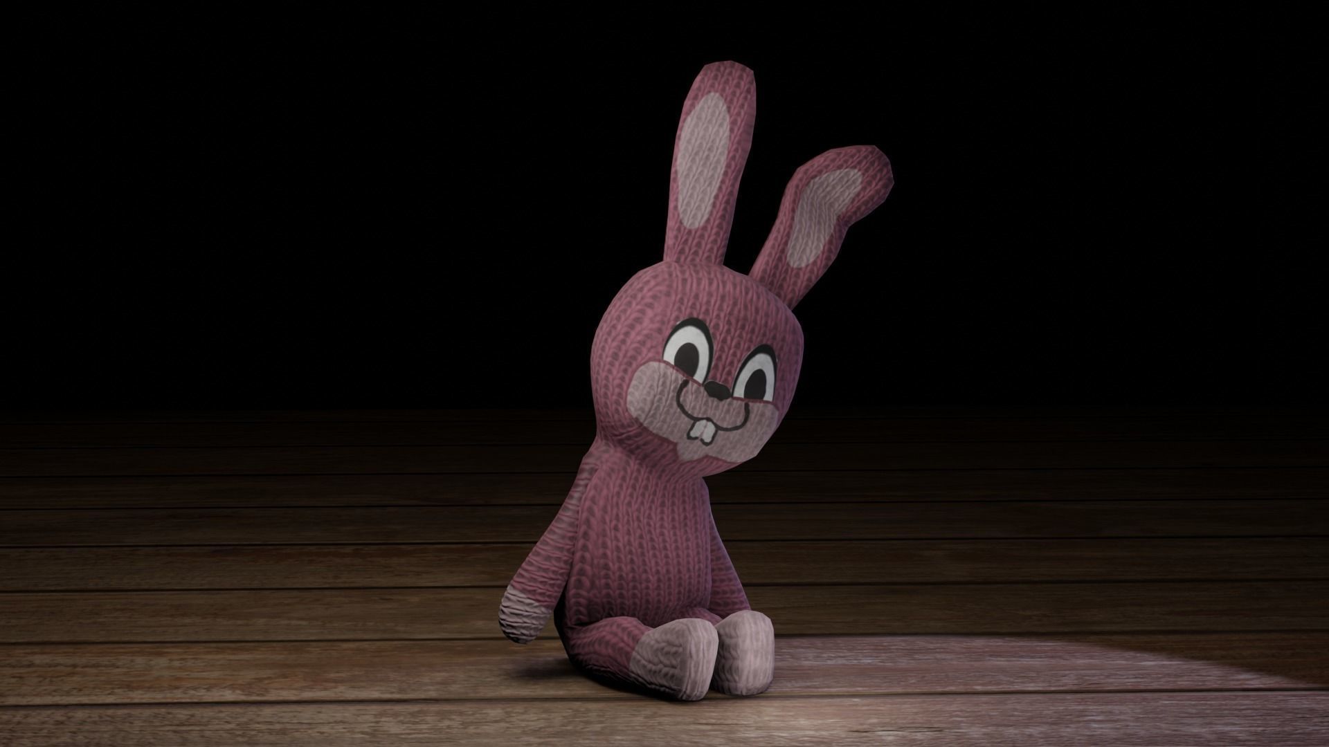 Rabbit bunny Low-poly 3D model_26
