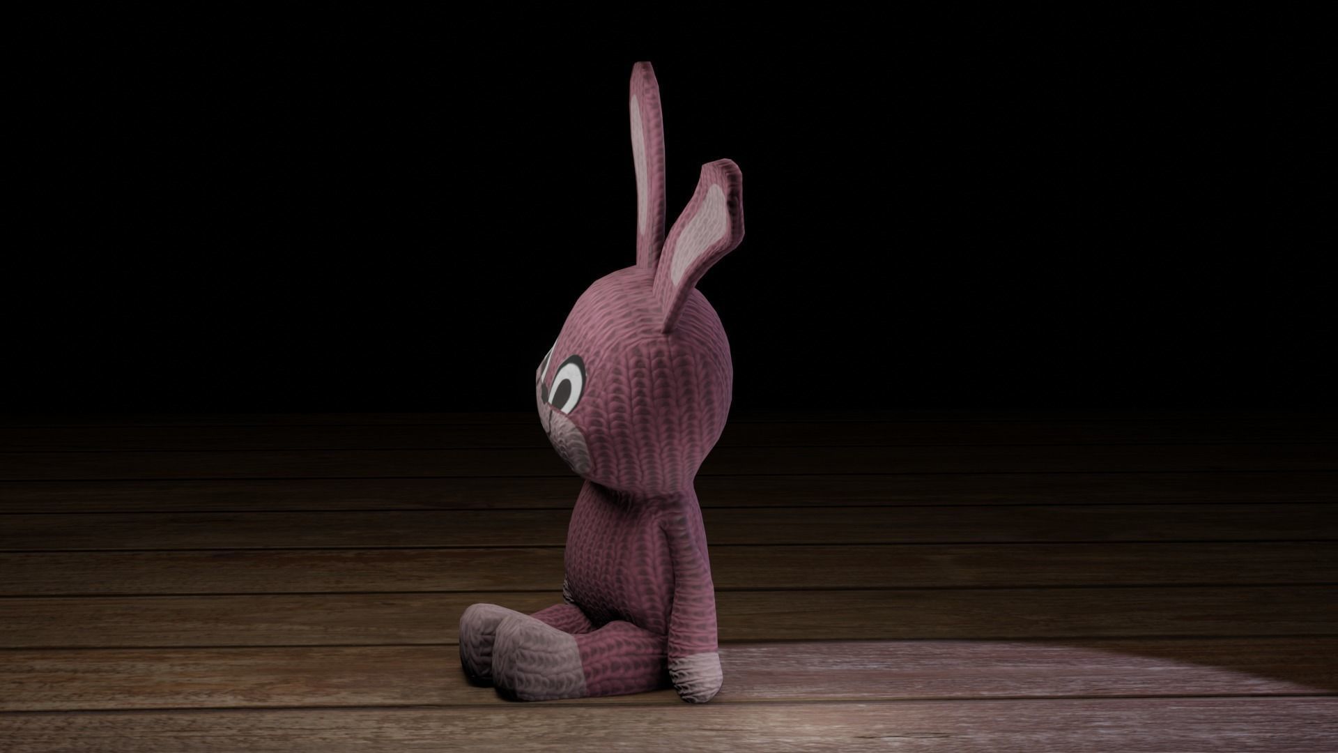 Rabbit bunny Low-poly 3D model_43