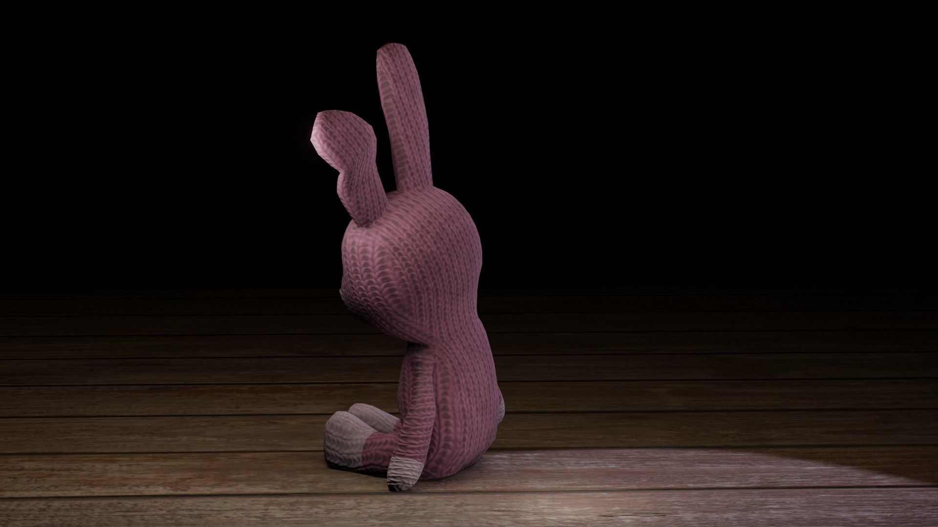 Rabbit bunny Low-poly 3D model_47
