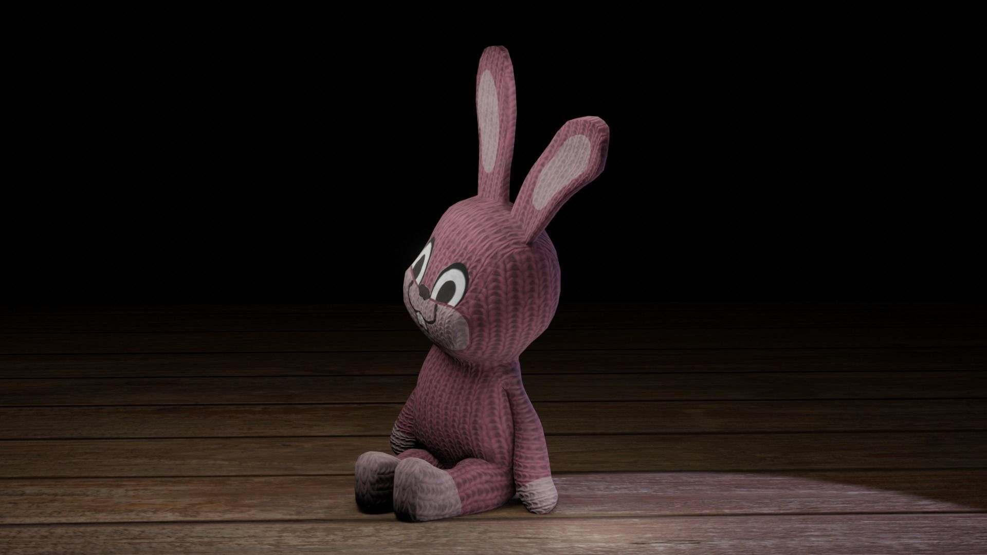 Rabbit bunny Low-poly 3D model_53