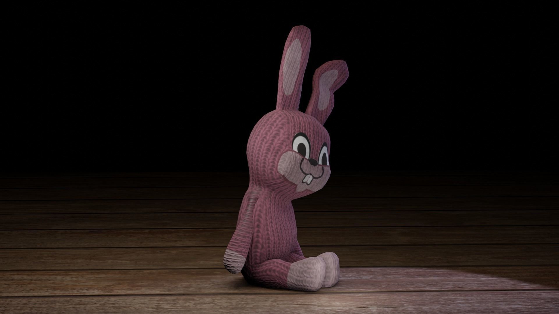 Rabbit bunny Low-poly 3D model_51