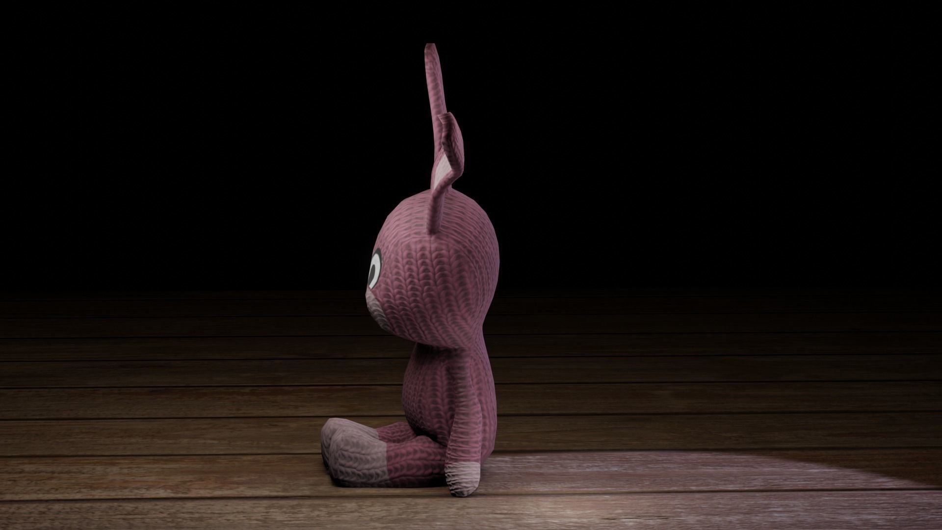 Rabbit bunny Low-poly 3D model_33