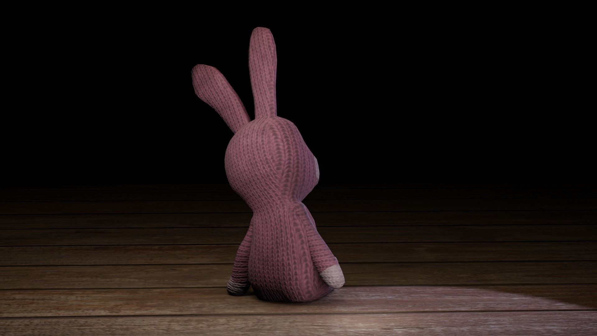 Rabbit bunny Low-poly 3D model_60