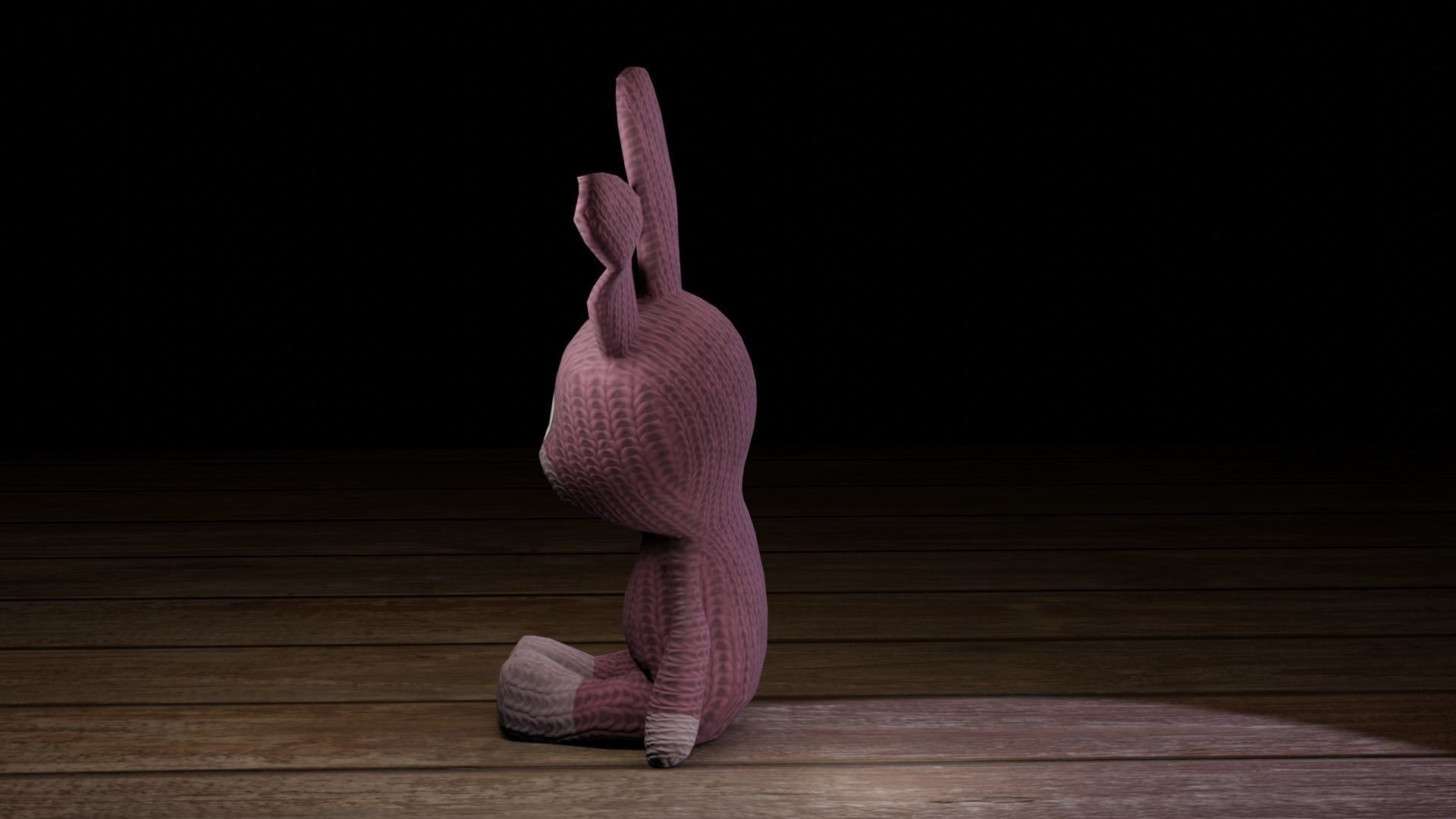Rabbit bunny Low-poly 3D model_42