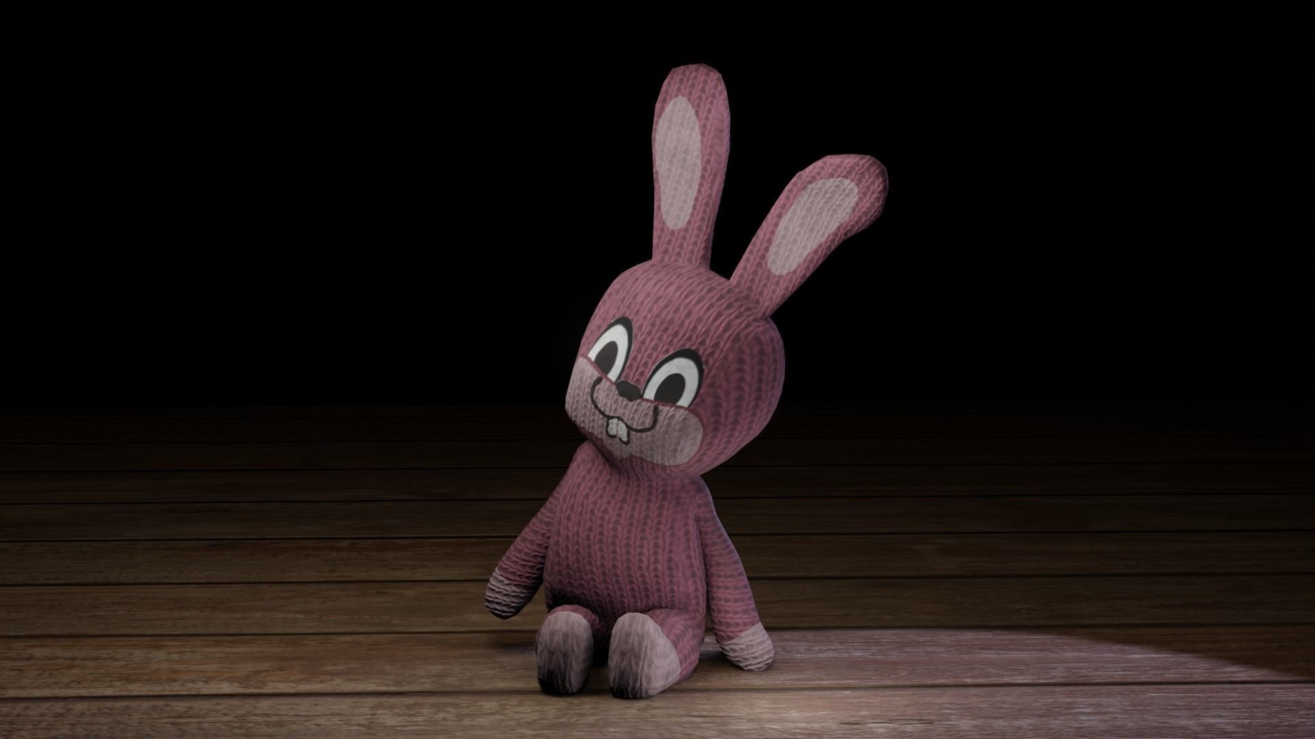 Rabbit bunny Low-poly 3D model_40