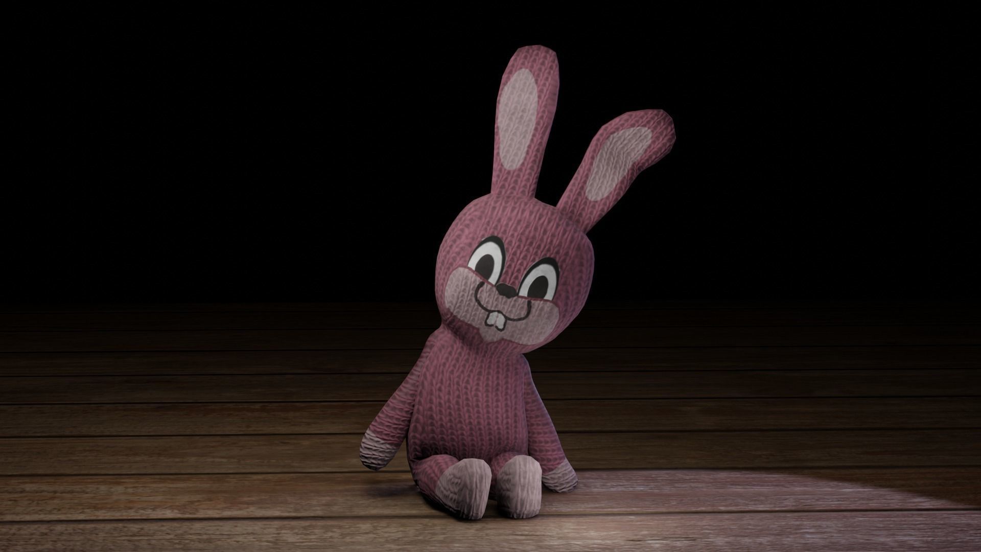 Rabbit bunny Low-poly 3D model_22
