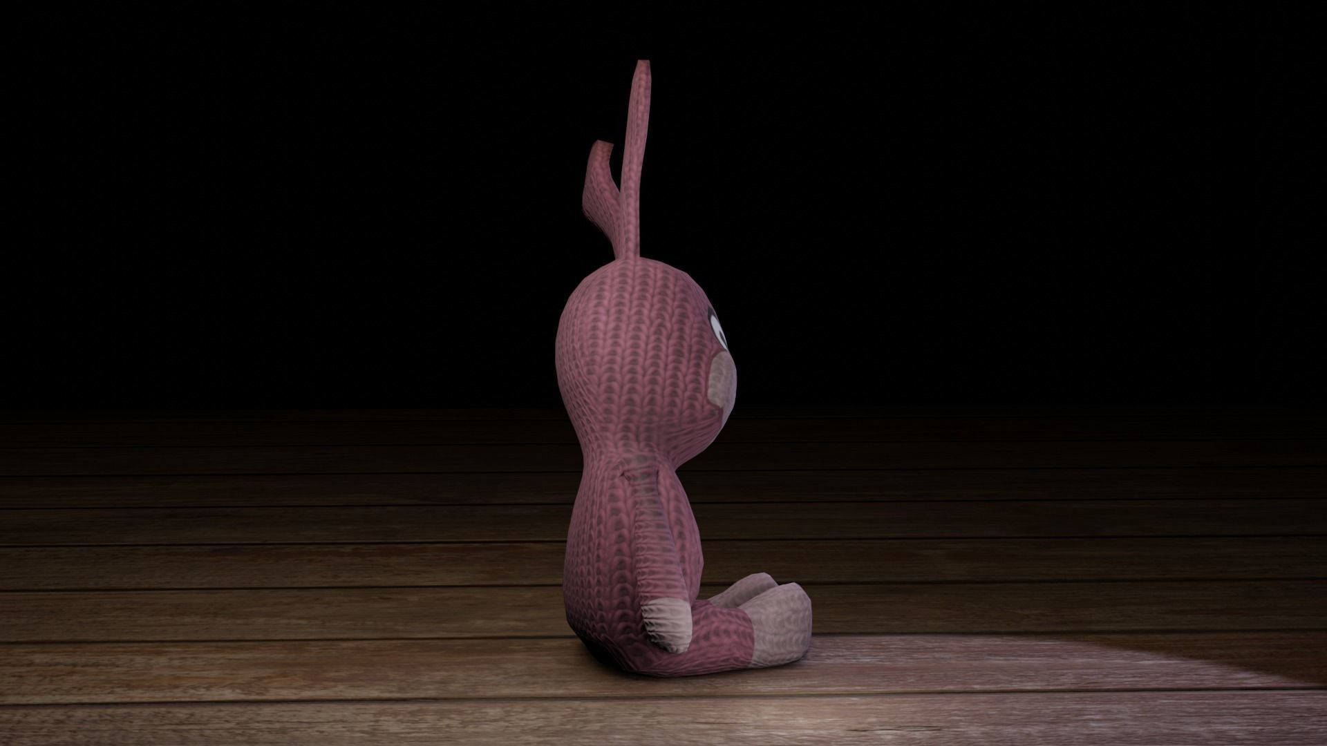 Rabbit bunny Low-poly 3D model_56