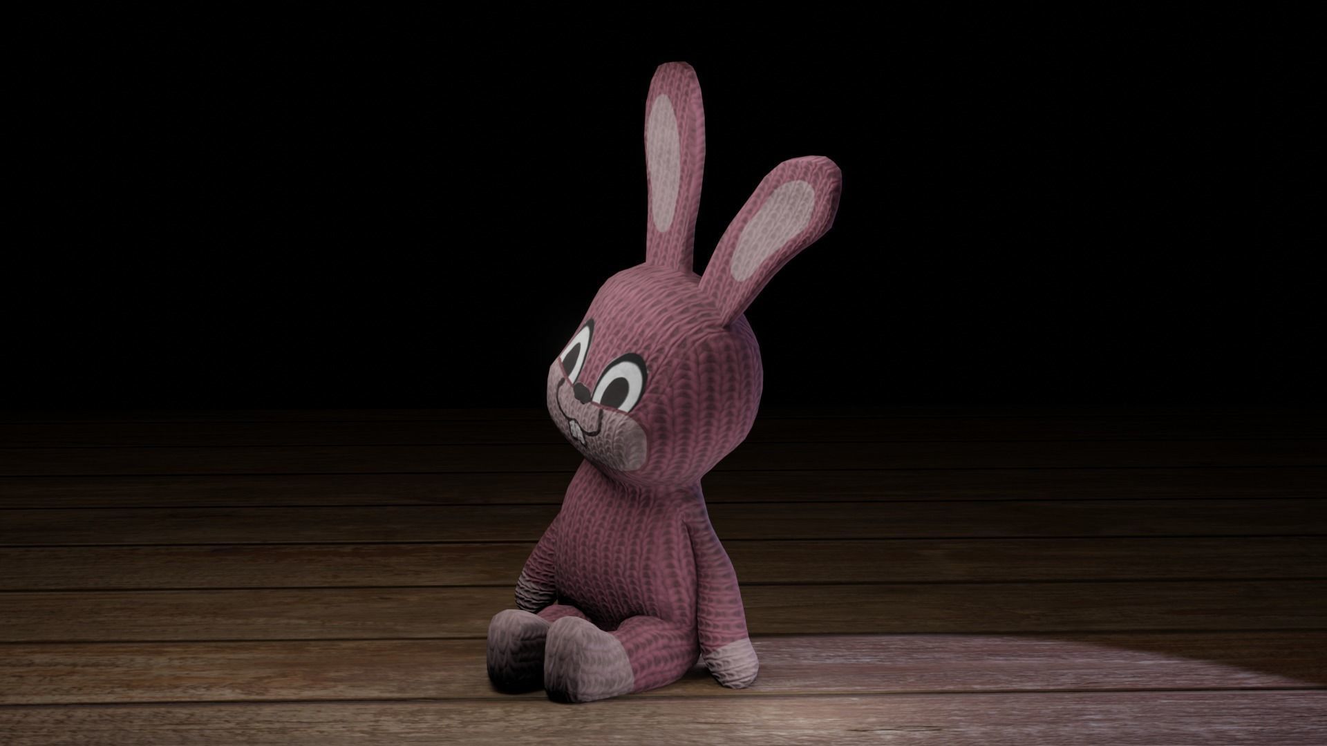 Rabbit bunny Low-poly 3D model_61