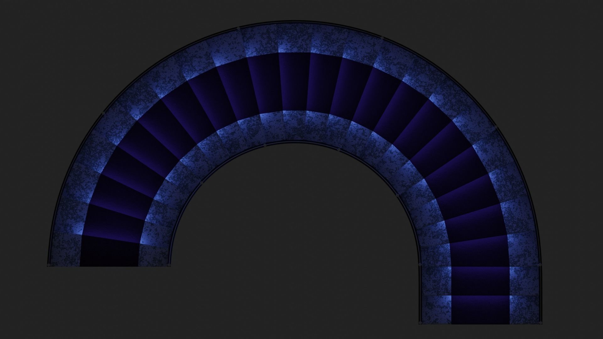 Modern Architectural Spiral Staircase 3D model_4