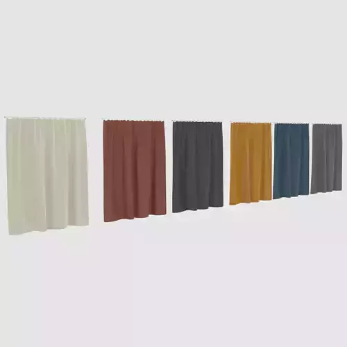Curtains Pack Free 3D model