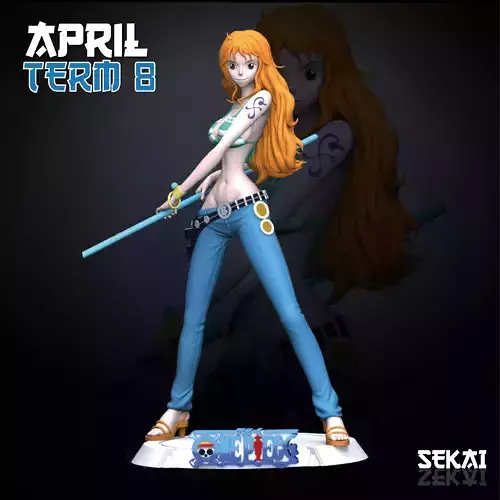 Nami Sculpture Sekai 3D Models Ready for 3D printing
