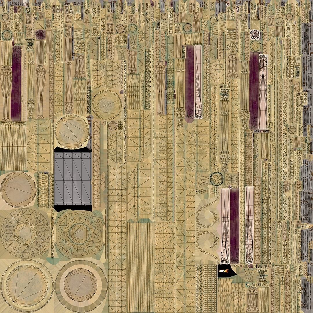 Candle Holder and Chandelier Pack - PBR Game Ready Low-poly 3D model_21