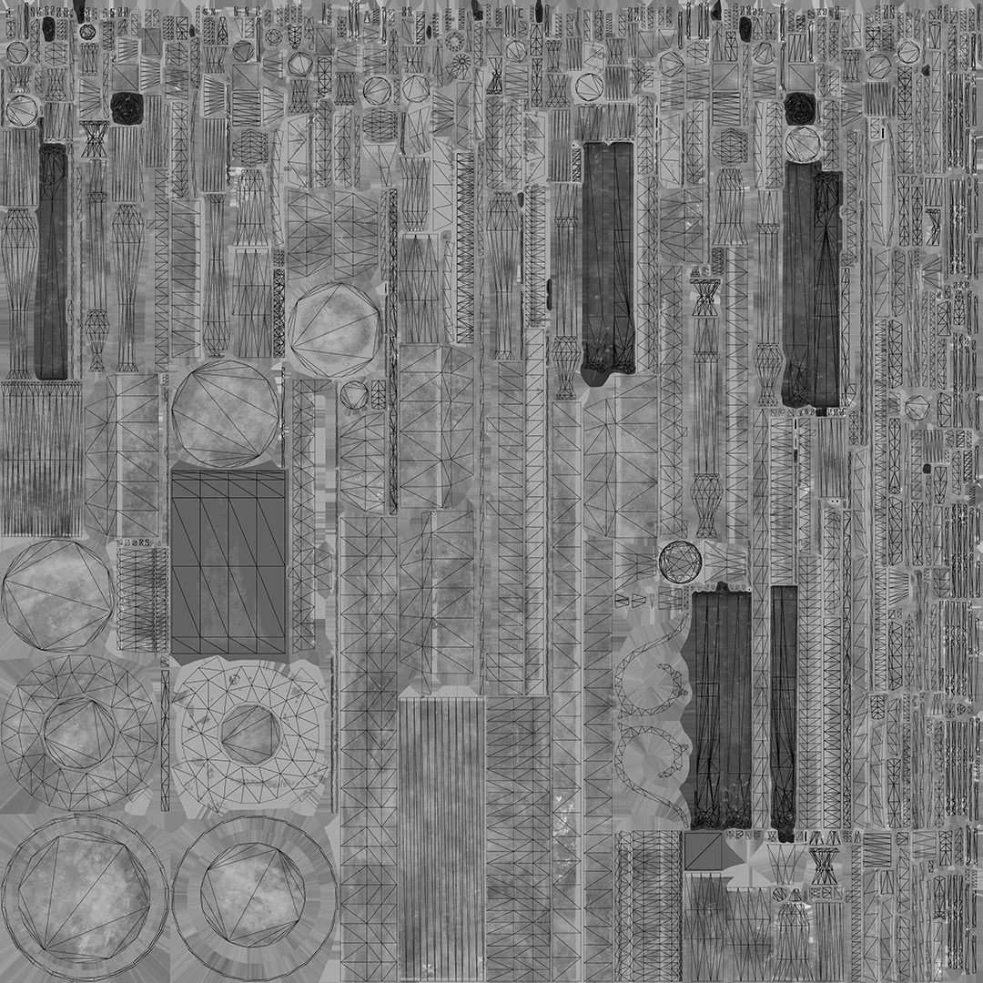 Candle Holder and Chandelier Pack - PBR Game Ready Low-poly 3D model_18