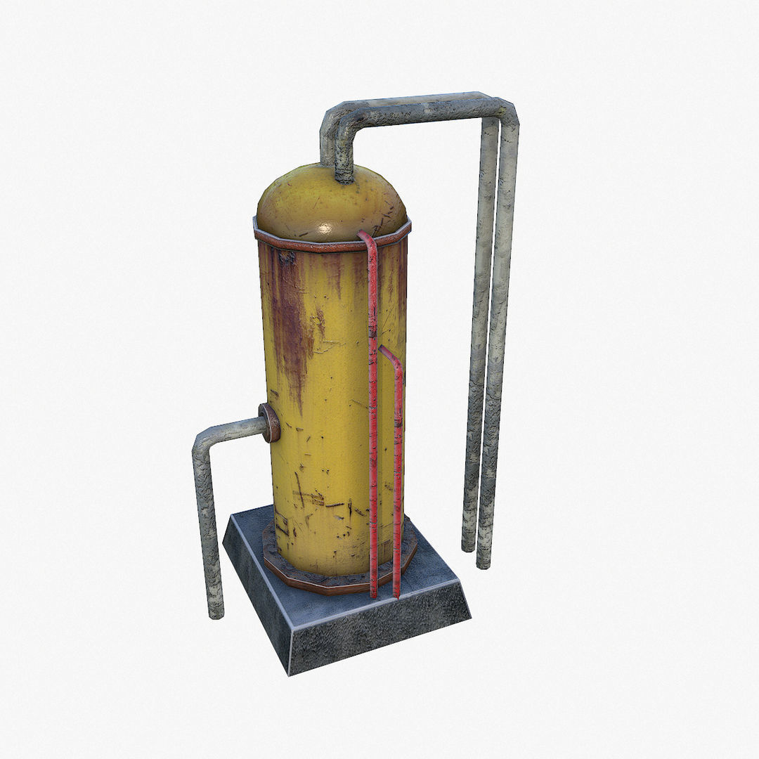 Barrels LP Low-poly 3D model_7