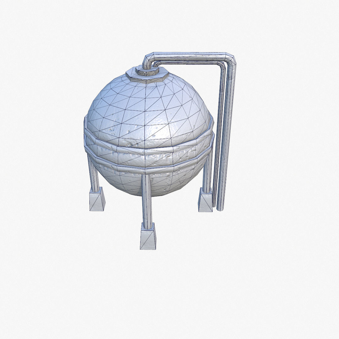 Barrels LP Low-poly 3D model_12