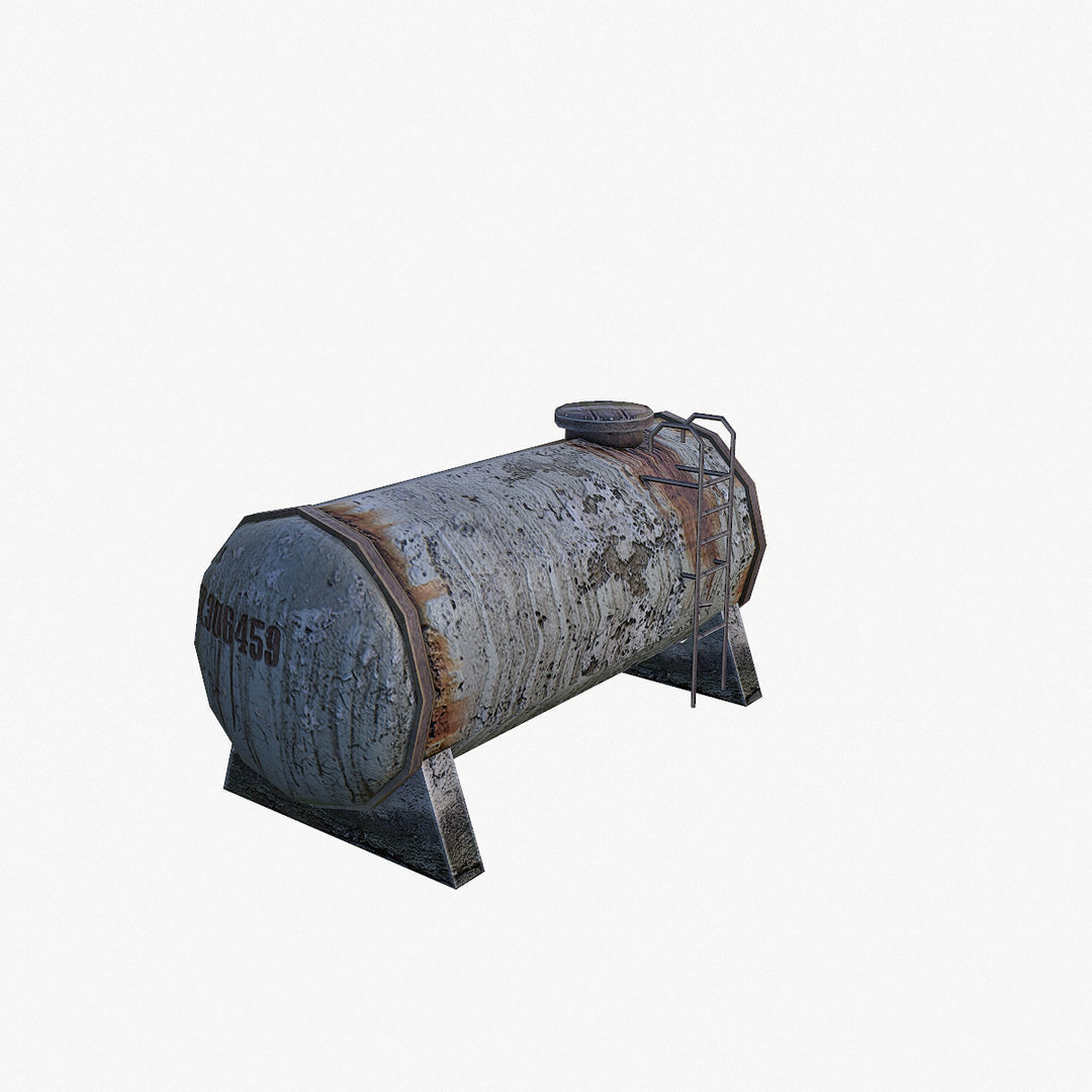 Barrels LP Low-poly 3D model_3