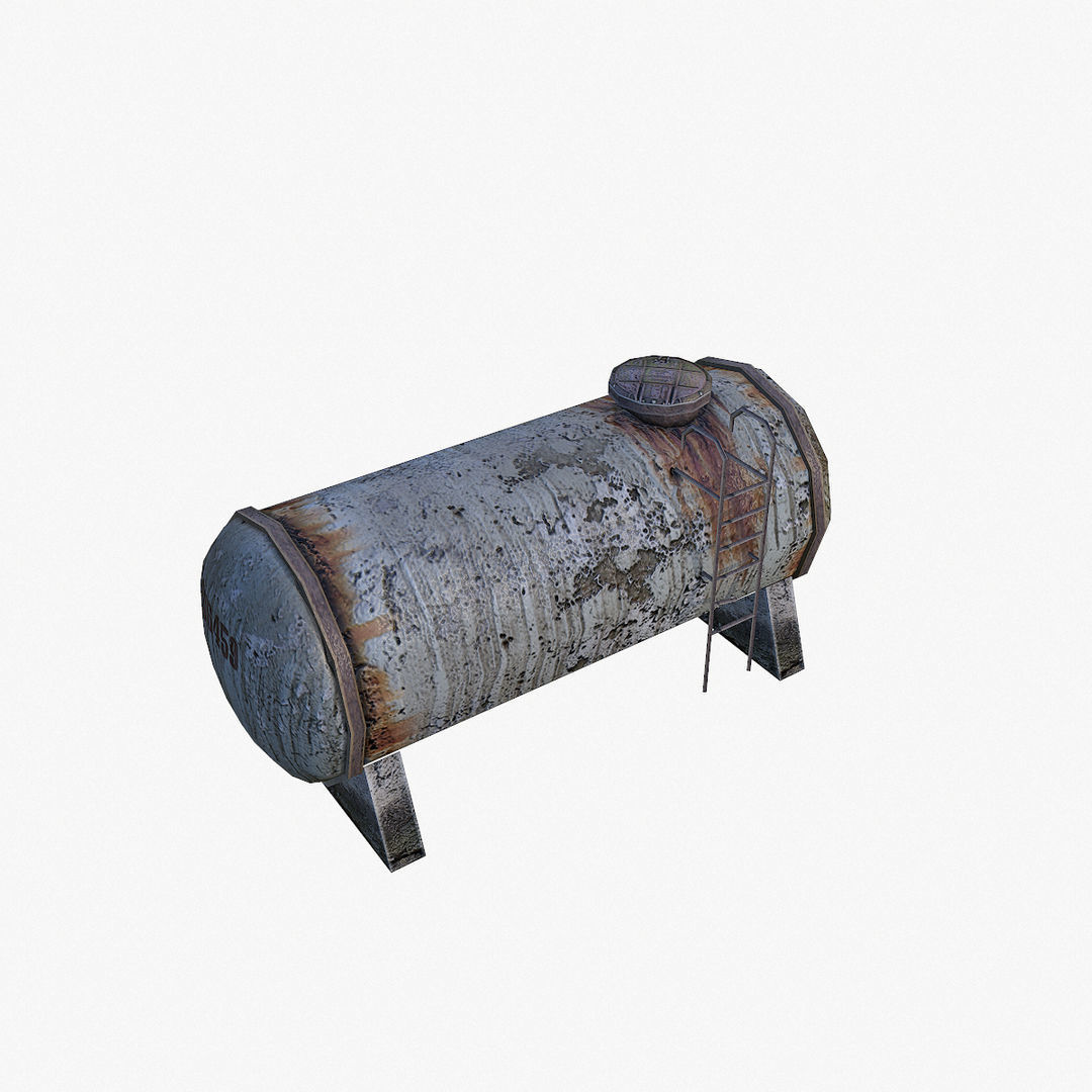 Barrels LP Low-poly 3D model_6