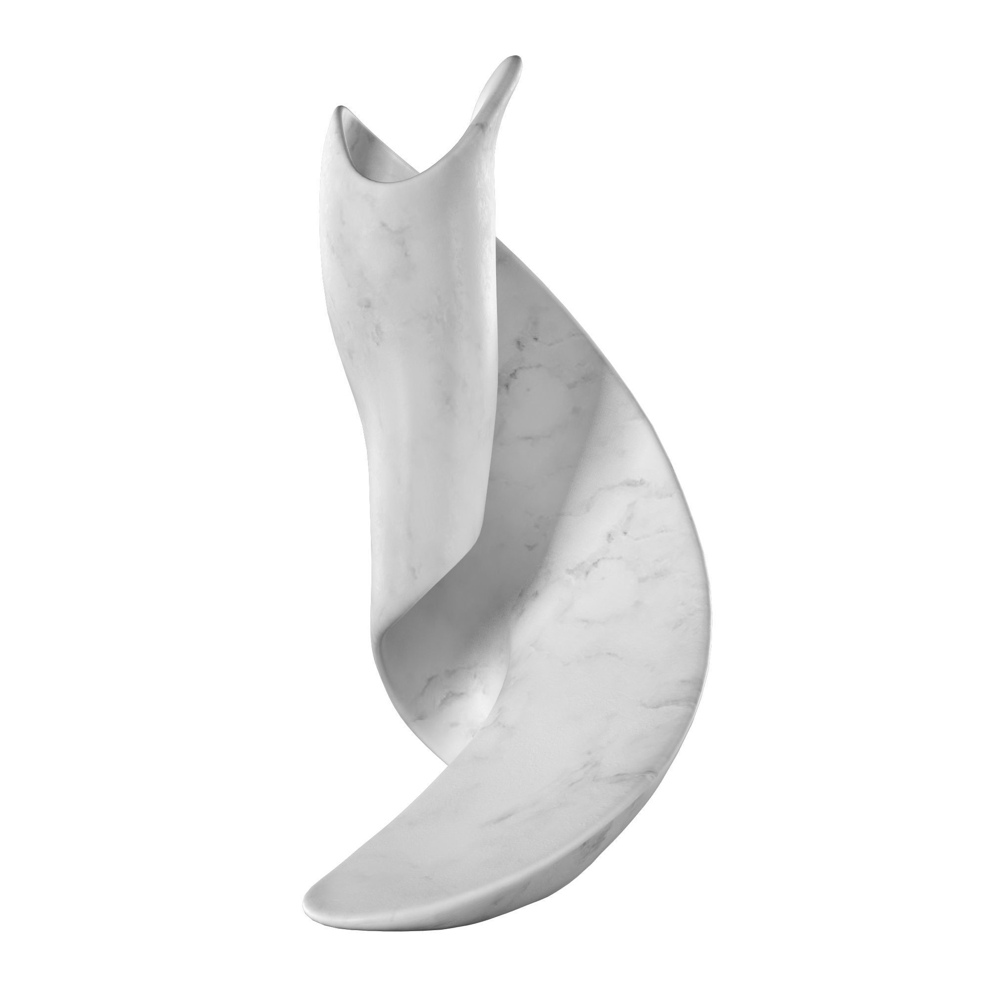 Eternal flame sculpture 3D model_1