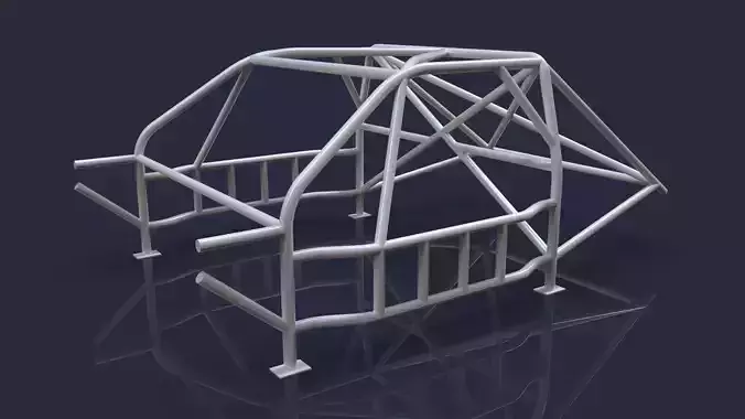 Roll cage V2 - nascar style 3D model