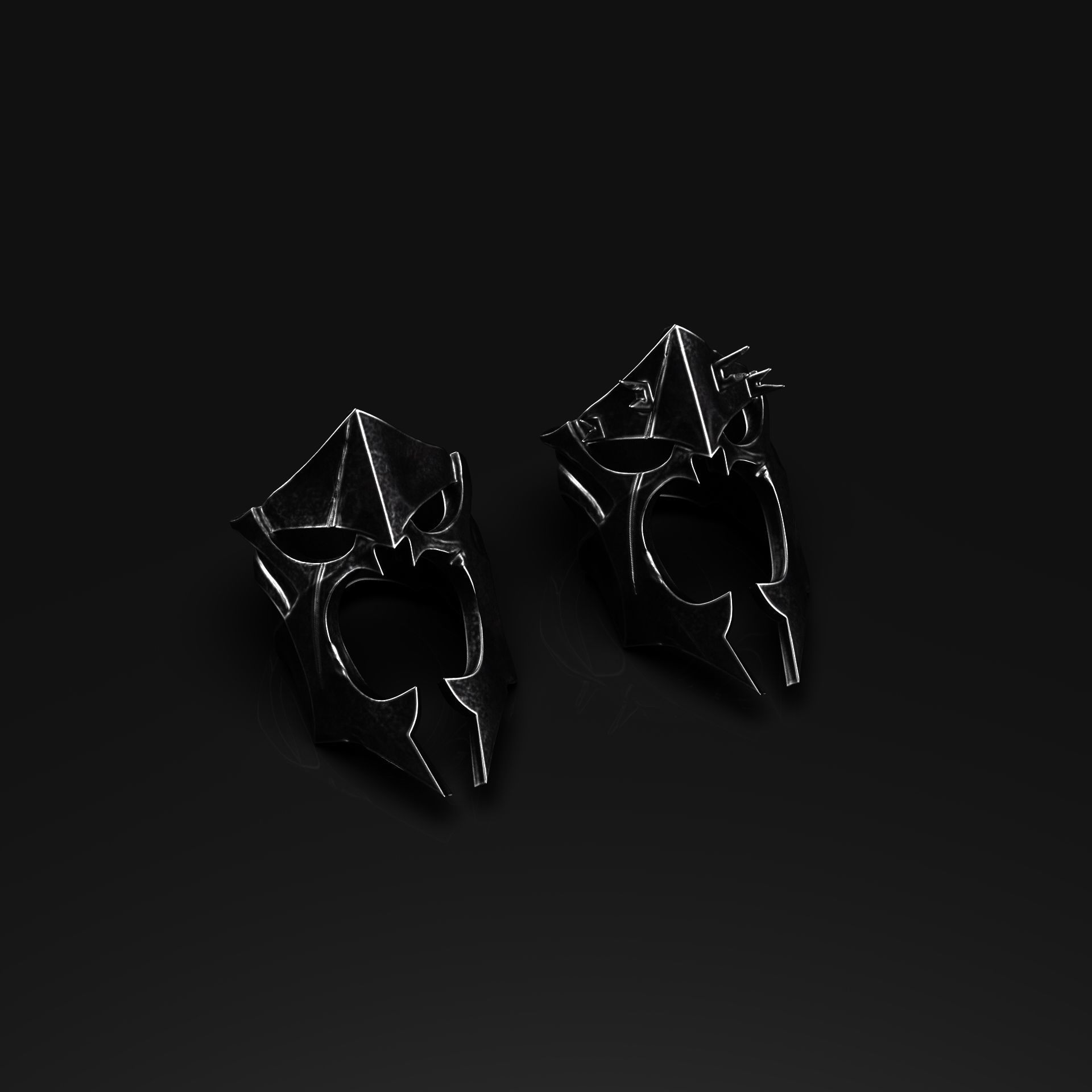 Witchking of Angmar Ring 3D print model_9