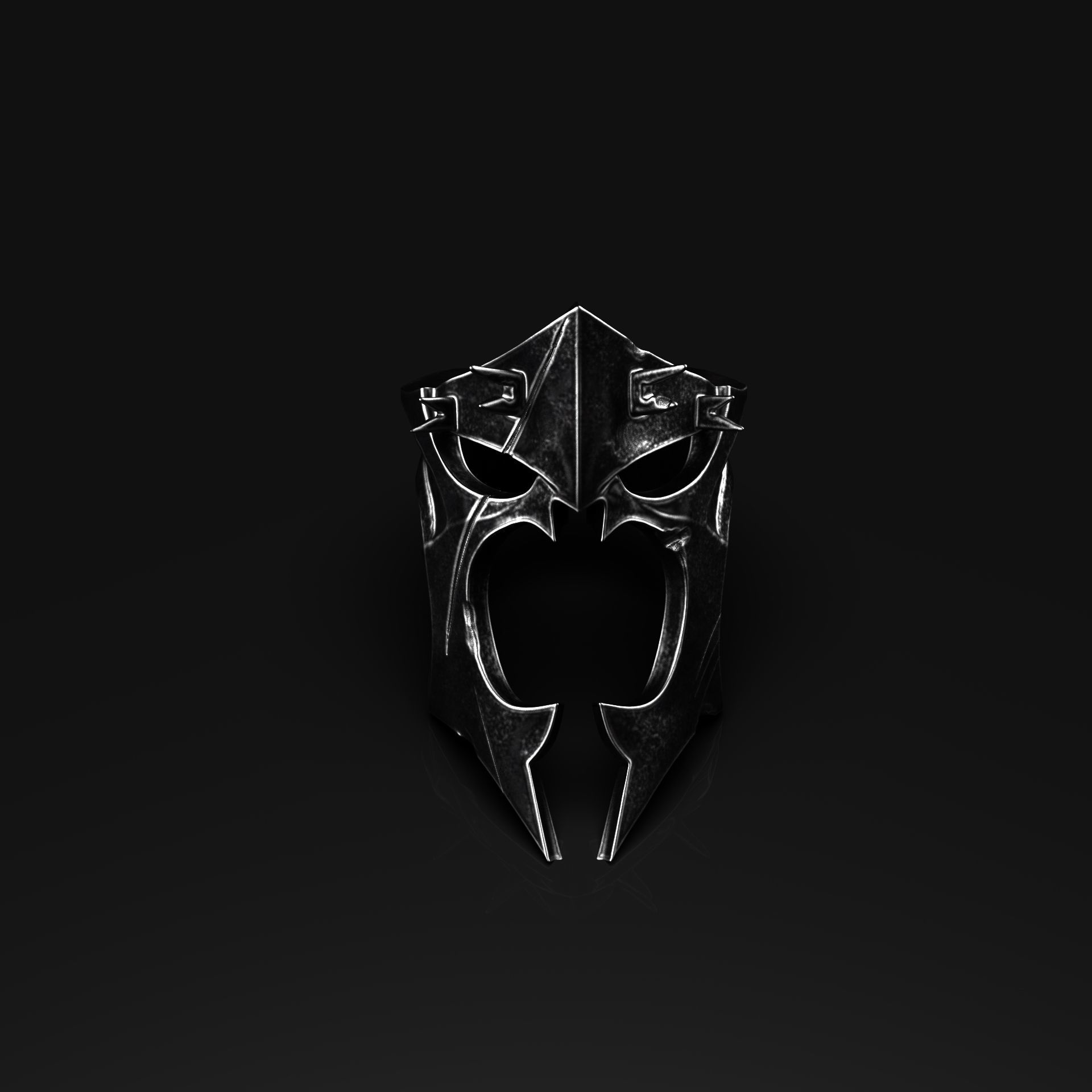 Witchking of Angmar Ring 3D print model_6