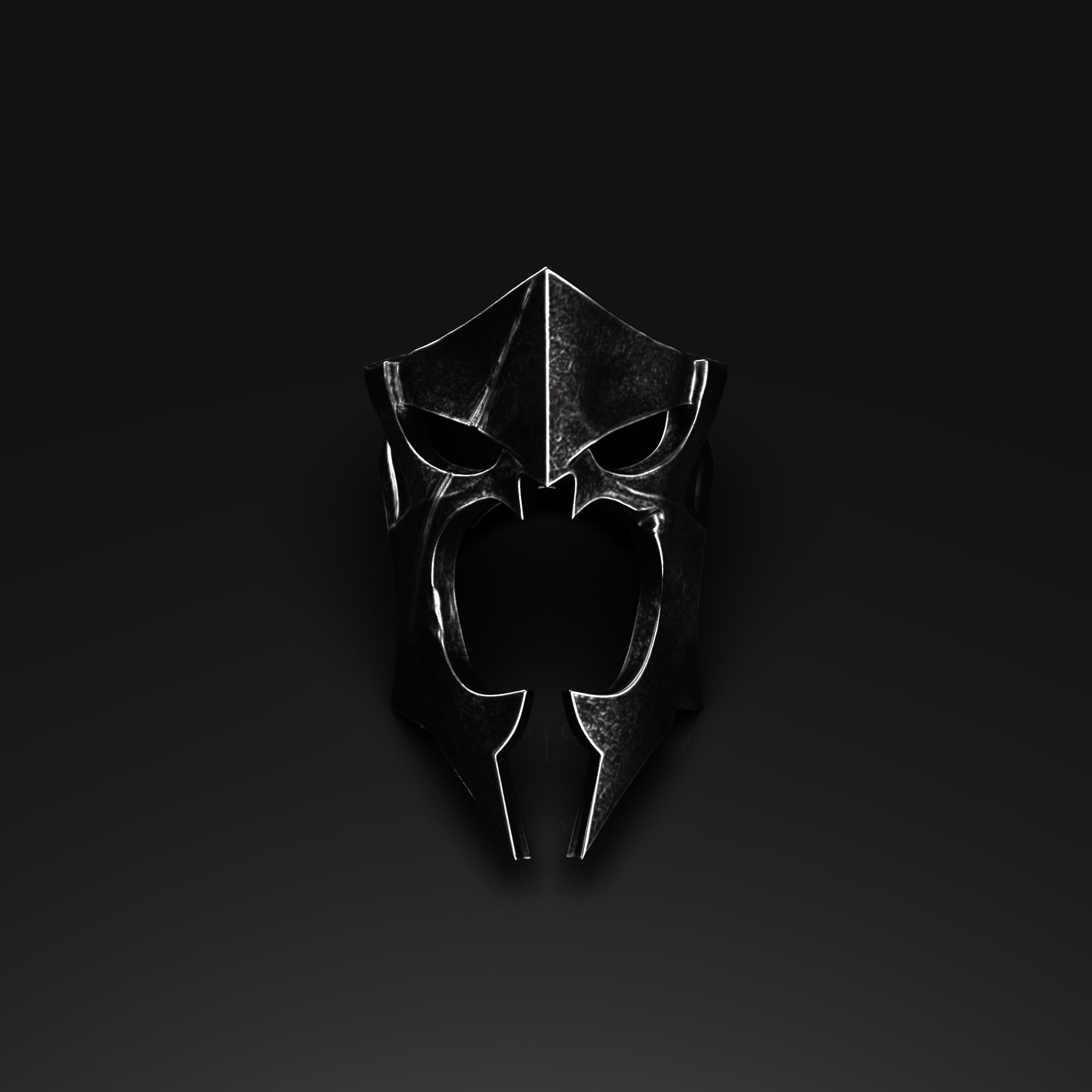 Witchking of Angmar Ring 3D print model_8