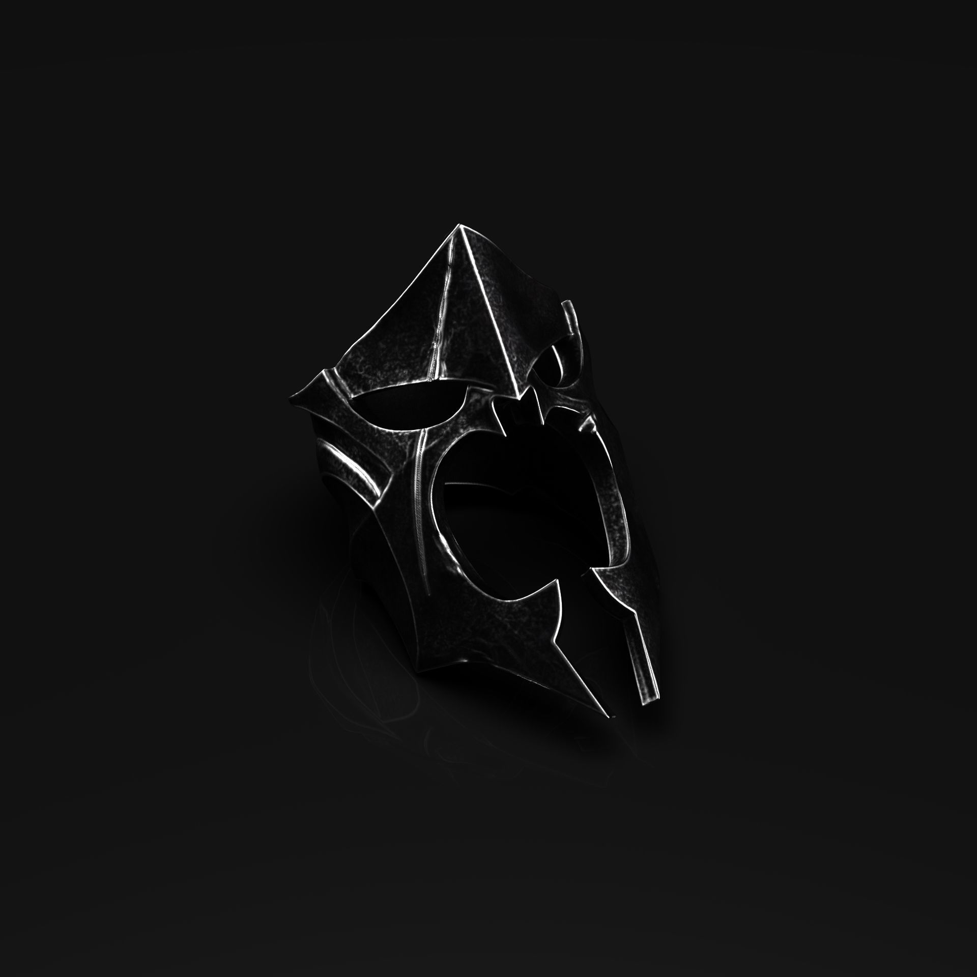 Witchking of Angmar Ring 3D print model_7