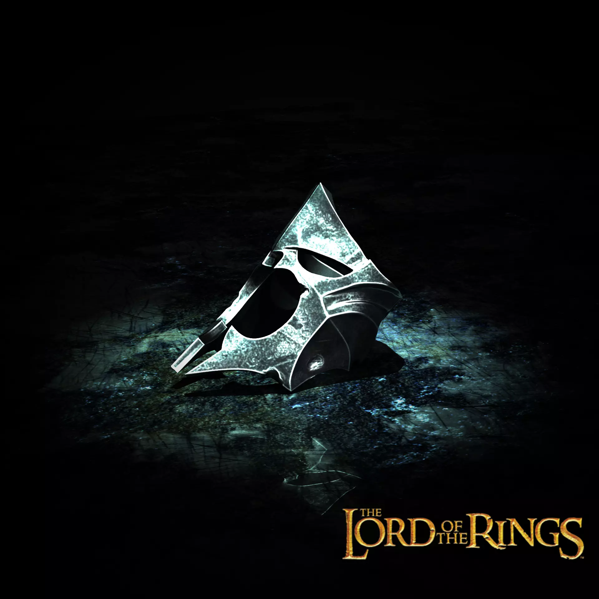 Witchking of Angmar Ring 3D print model_0