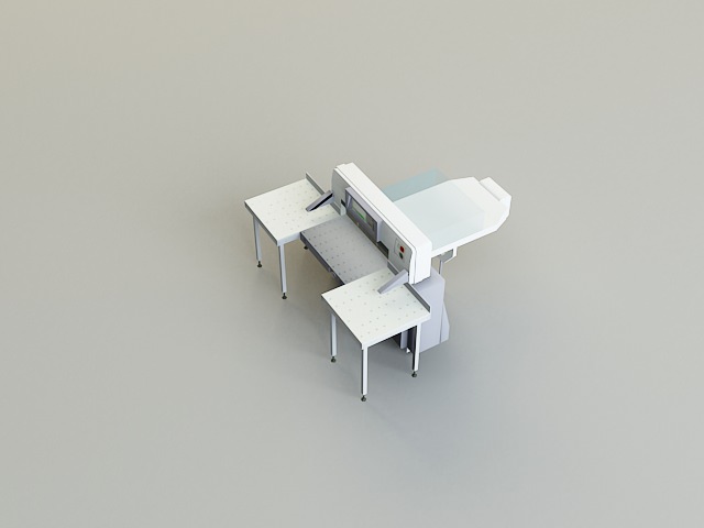Cutter Machine 3D model_5