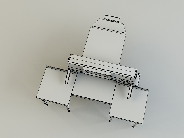 Cutter Machine 3D model_8