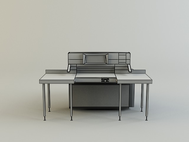 Cutter Machine 3D model_3