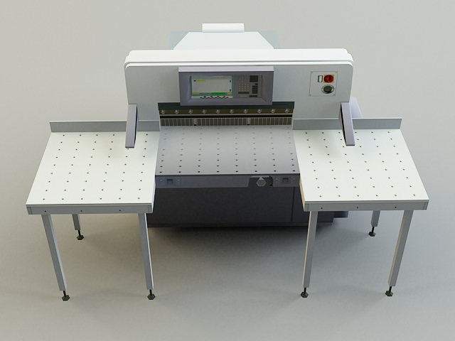 Cutter Machine 3D model_1