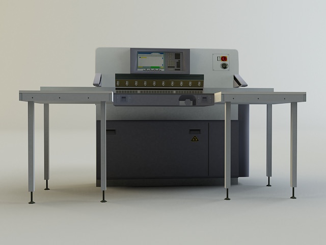 Cutter Machine 3D model_4