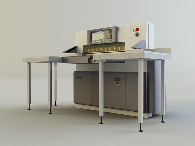 Cutter Machine 3D model_2