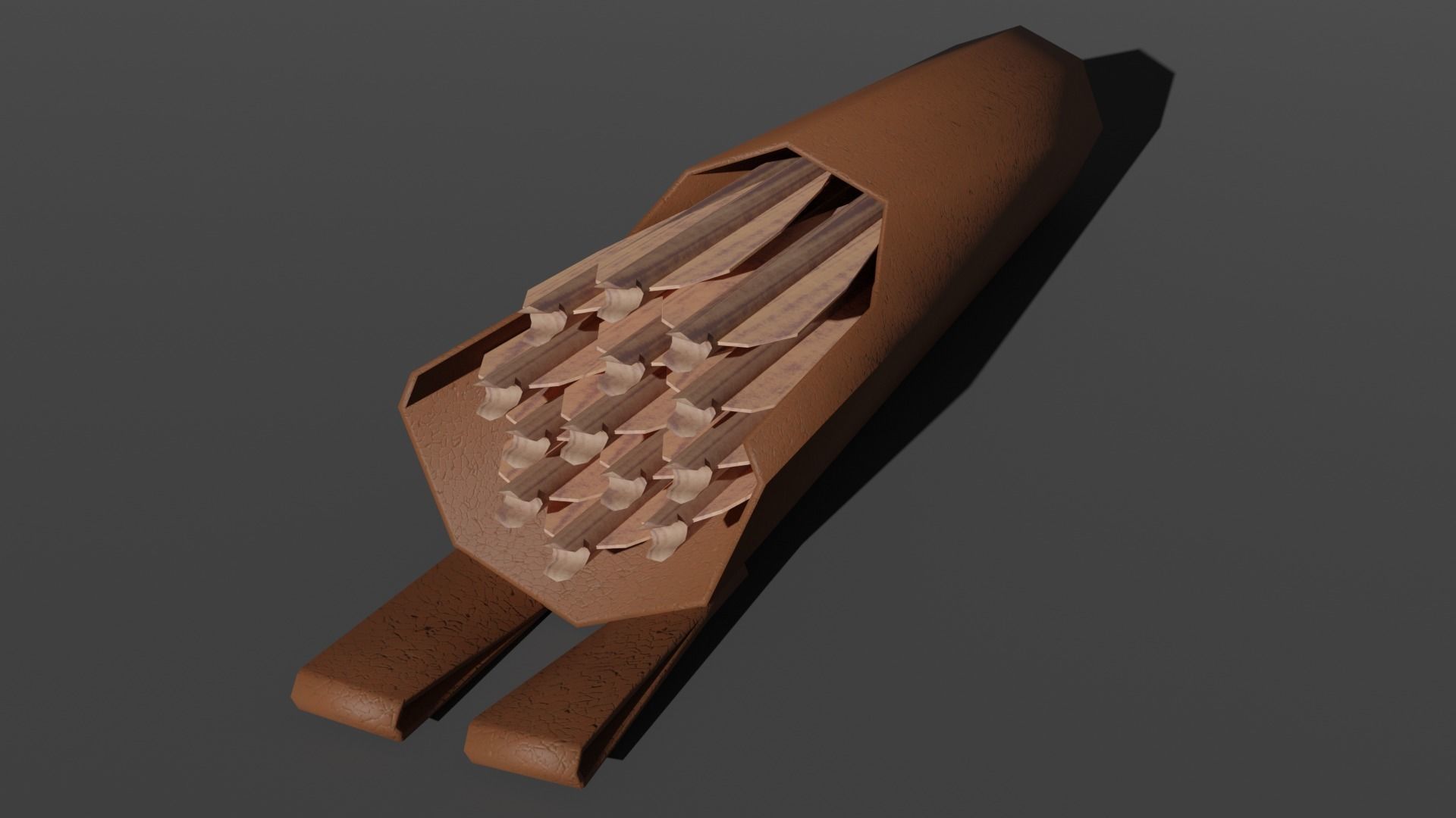 Siege Crossbow Low-poly 3D model_17
