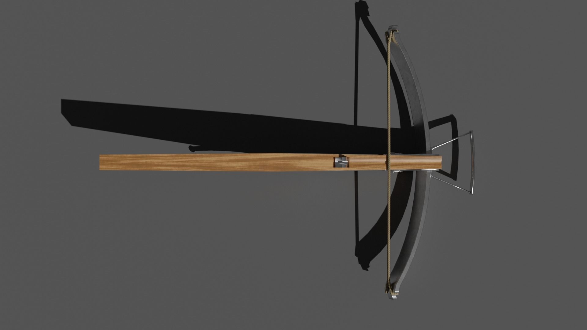 Siege Crossbow Low-poly 3D model_5