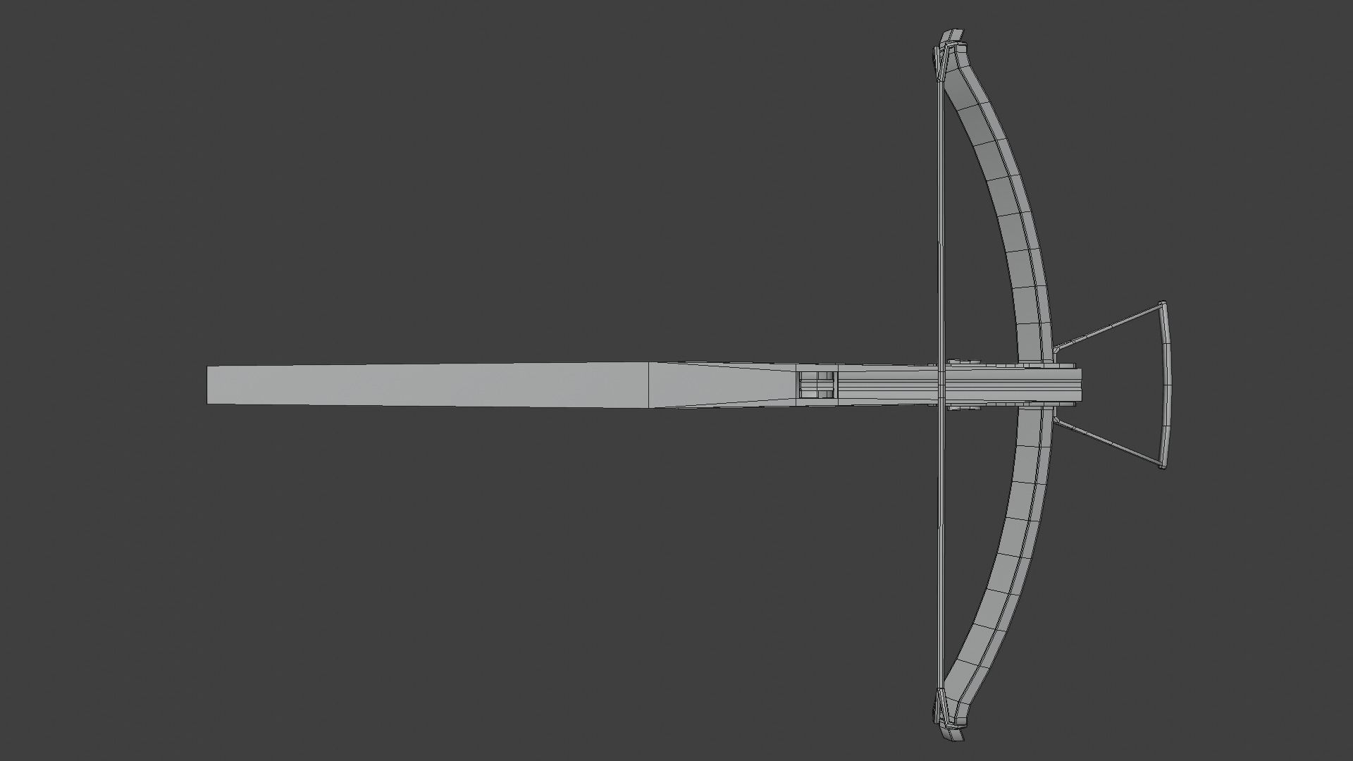 Siege Crossbow Low-poly 3D model_21