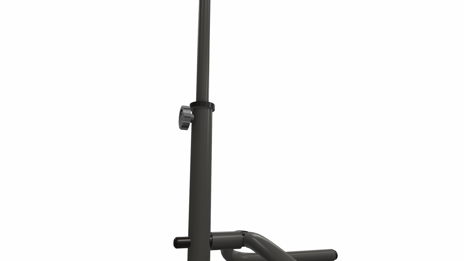 Electric bass guitar with strap and stand 1 3D model_21