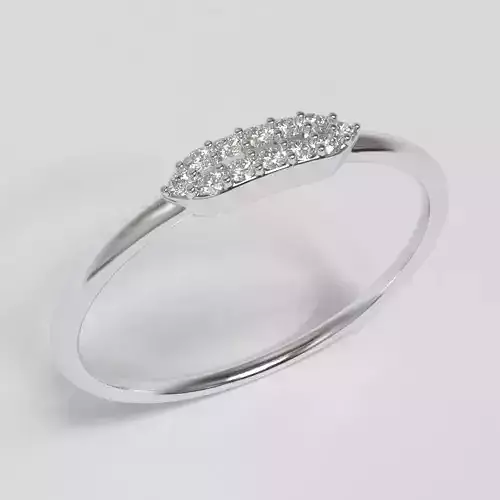 Light CZ Ring 3