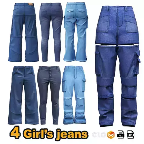 4 Woman jeans