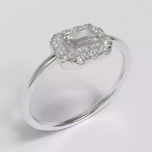 Light CZ Ring 5