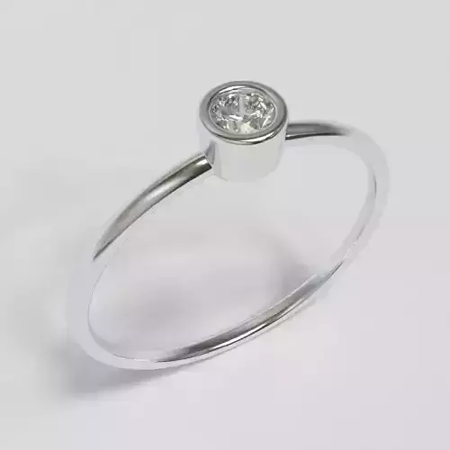 Light CZ Ring 6