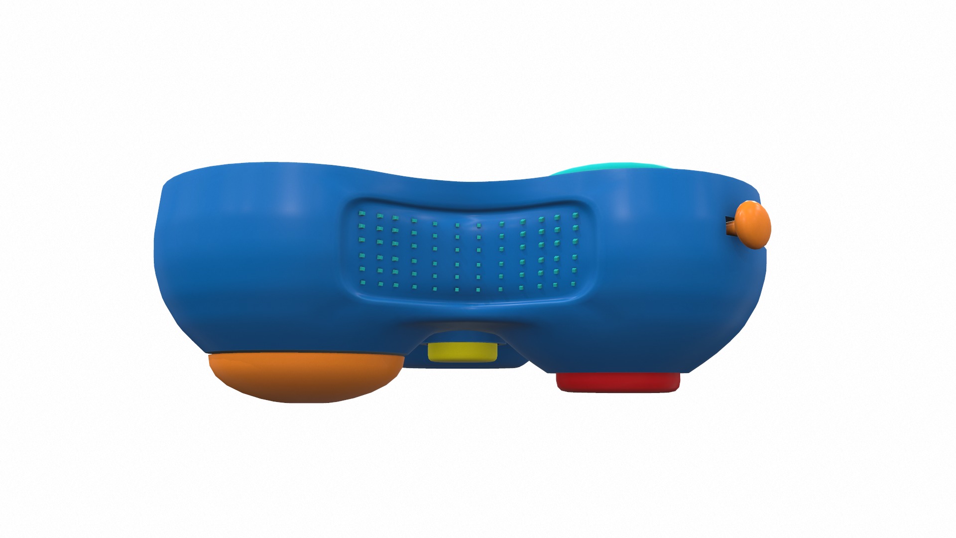 Plastic baby toy fidget spinner 3D model_5