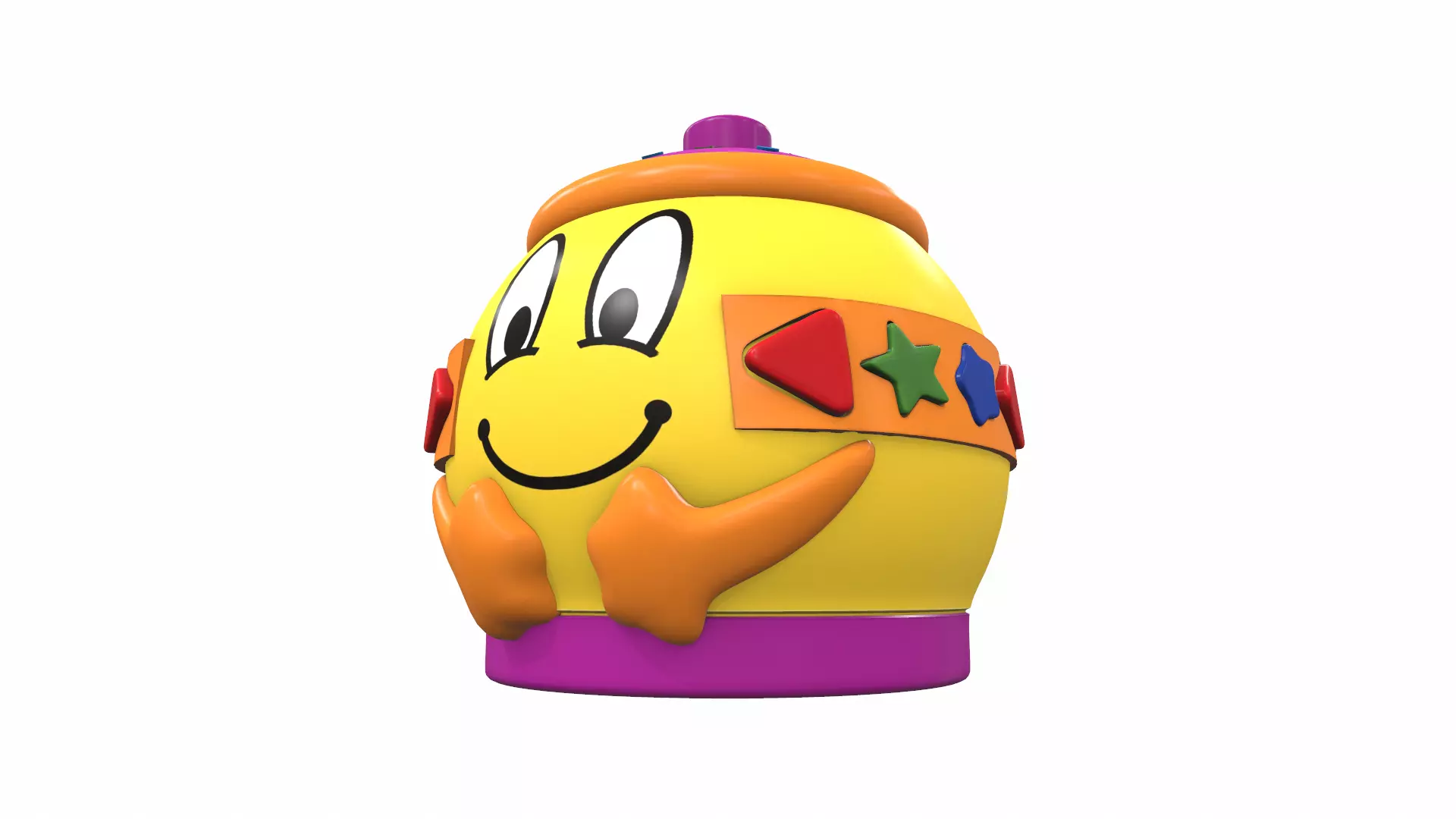 Plastic baby toy jug 3D model