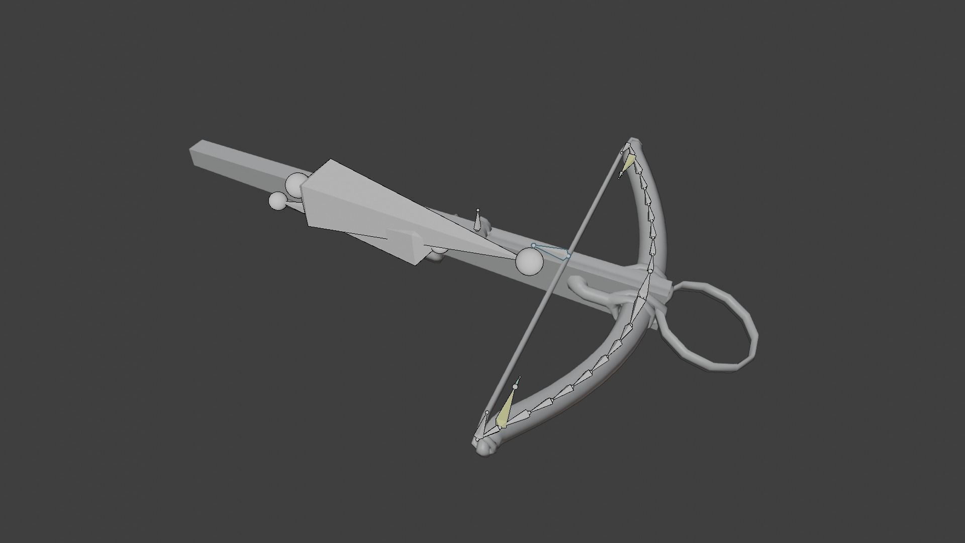 Medieval Bows and Crossbows 3D Model Collection_28