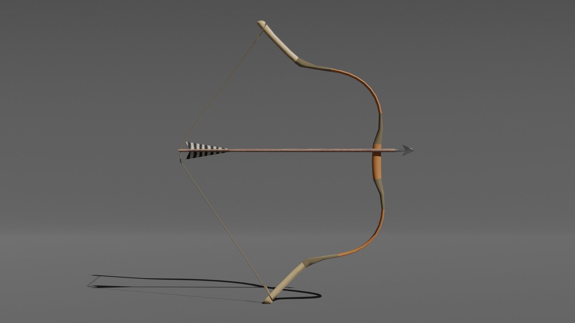 Medieval Bows and Crossbows 3D Model Collection_13